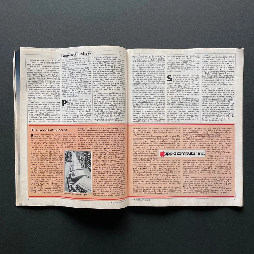 1982 Time Magazine • Steve Jobs Cover • Apple Computer • Striking It Rich - Image 4 of 4