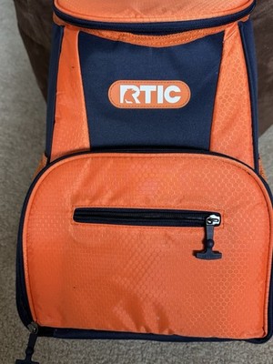 RTIC Backpack Cooler –Orange Soft-Sided Insulated Bag with Multiple  Compartments