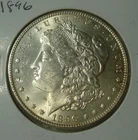 1896  MORGAN SILVER DOLLAR