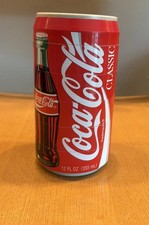 VTG Coca Cola Coasters Set 6 Stackable Plastic Coke Can Collectible 1995