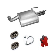 Endschalldämpfer Auspuff+Anbausatz für Alfa Romeo 159 1.9 JTD 8V / 16V NEU