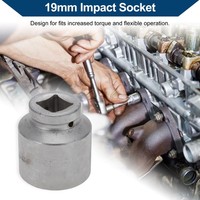 Schlagschrauber-SteckschlüSseleinsatz Mit 25Mm Antrieb,55Mm,6-Kant,80Mm LäNge