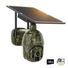 SOLIOM S600 4G LTE Cellular Security Cameras Wireless Outdoor, Solar Security...