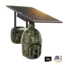 SOLIOM S600 4G LTE Cellular Security Cameras Wireless Outdoor, Solar Security...