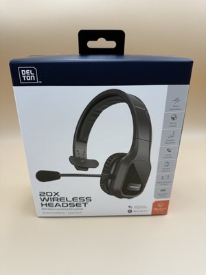 Delton Professional Wireless Computer Headset with Mic | On Ear Bluetooth 5.0