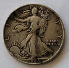 1943 Walking Liberty Half Dollar Silver Coin