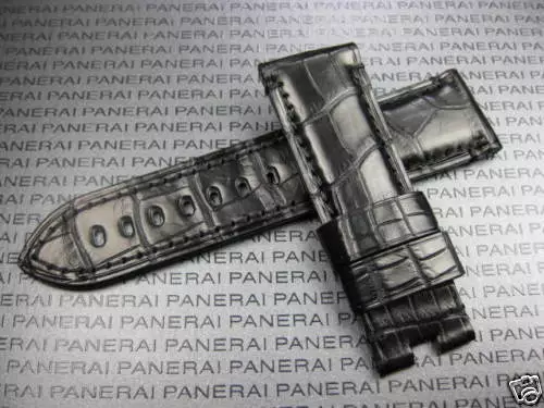 Panerai alligator deals strap 24mm