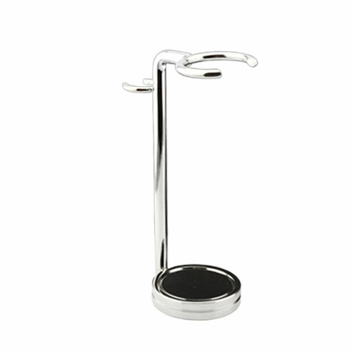 Cepillo de afeitar sintético con soporte y afeitadora de seguridad DE - Imagen 2 de 5