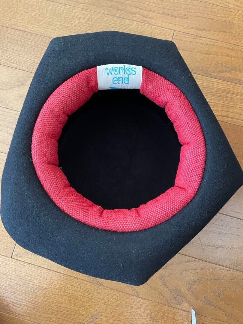 Vivienne Westwood Worlds End John Bull Hat Black color Auth Vivienne Westwood Worlds End John Bull Hat Black color Auth