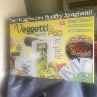 VEGETTI SPIRAL CUTTER PRO  VERSION KITCHEN SPIRALING SLICING APPLIANCE NEW