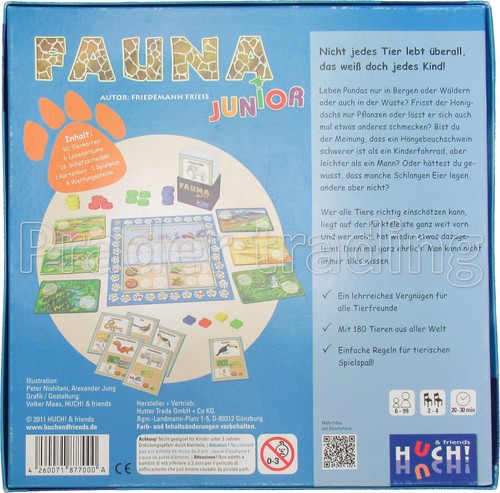 FAUNA JUNIOR / ¡Huch! / Juego de mesa / Juego de mesa / Completo^ - Imagen 2 de 4
