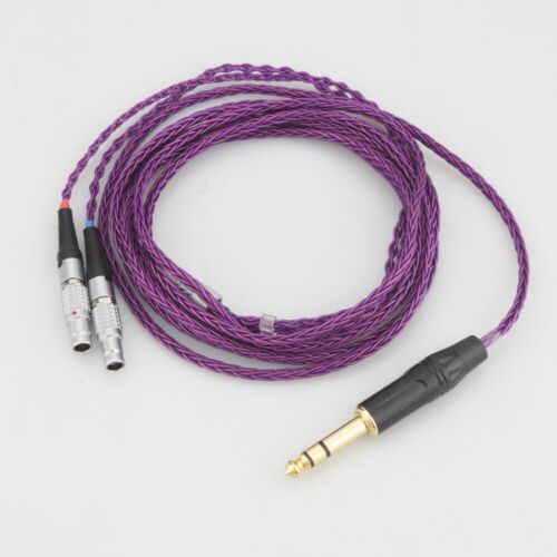 Conector Jack 6.35mm 7N OCC Plateado Auriculares Actualización Cable para Focal Utopia - Imagen 7 de 7