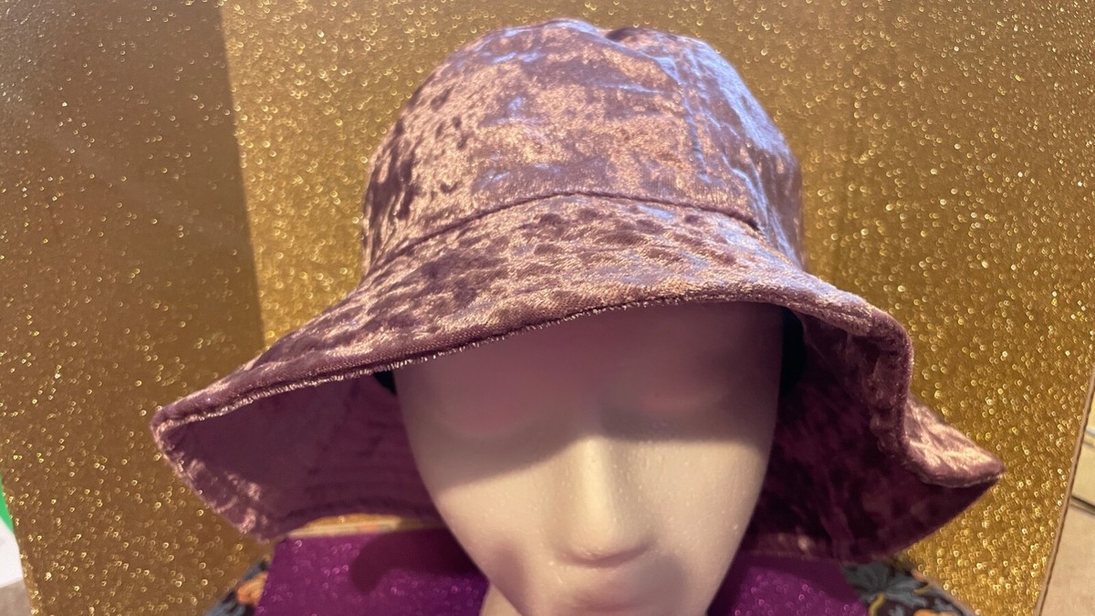 Urban Outfitters Velvet Bucket Hat-$25-A605-8 - Main Image