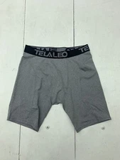Telaleo Mens Grey Boxer Briefs Size Large