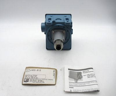 Pressostato United Electric J403-612, 200-3000 PSI / 13,8-206,8 Bar, Scatola Aperta Ma Nuovo