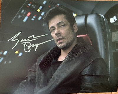 Benicio Del Toro Hand Signed Autograph 8x10 Photo With COA