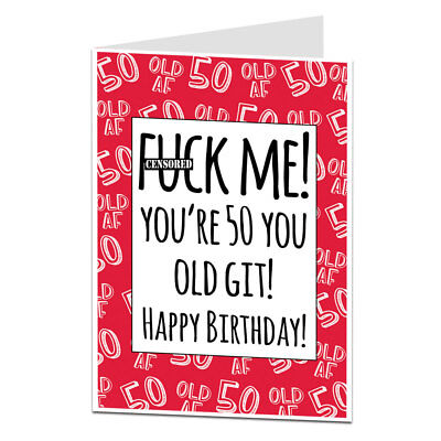 HAPPY BIRTHDAY CARD BEST FRIEND BROTHER SISTER HUMOUR ADULT 