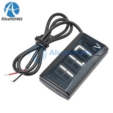 Digital LED Display Voltmeter Voltage Gauge Panel Meter For Car Motocycle 12V