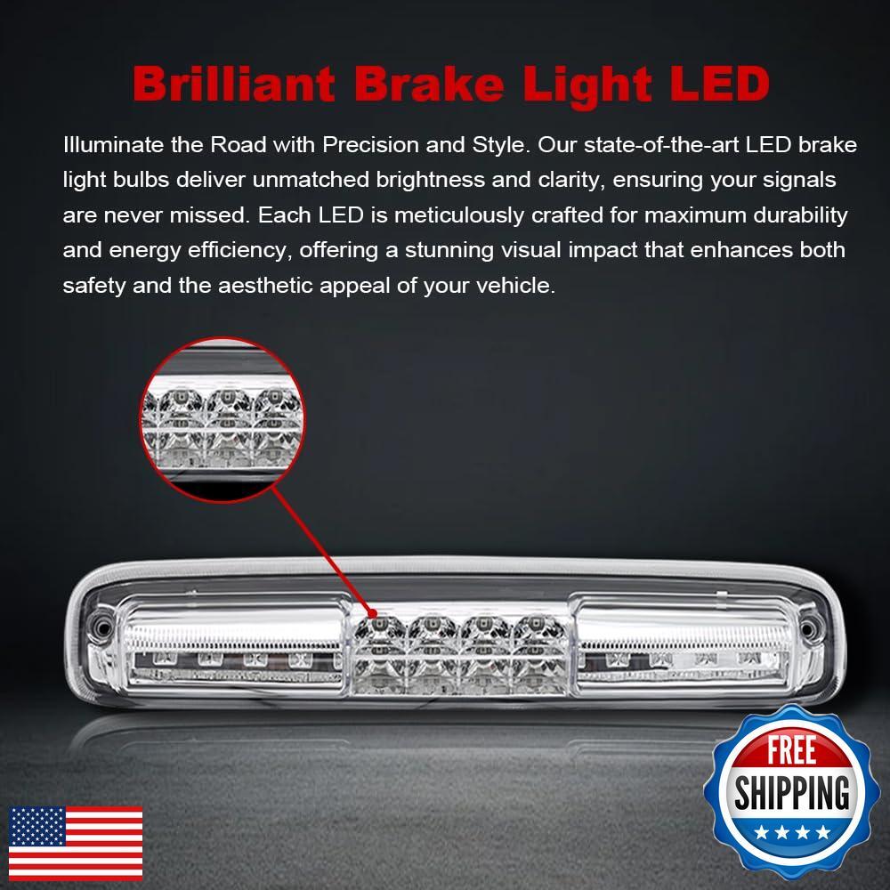 DimFlux 3rd break light cargo led lamp third brake lights assembly high mount