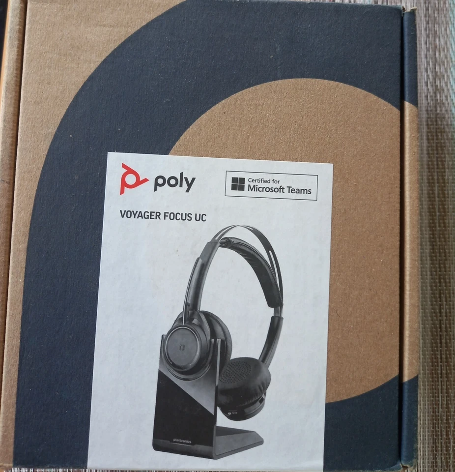 Casque BT Plantronics/Poly Voyager Focus UC B825 NEUF - Photo 1/2