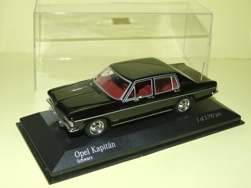 Minichamps 1/43 – Opel Kapitan 1951, Noire, Miniature Voiture De Collection