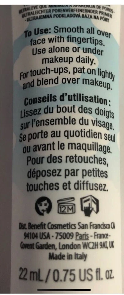 Benefit Cosmetics The POREfessional Hydrating Primer 0.75 oz Authentic & Sealed - Image 2 of 3