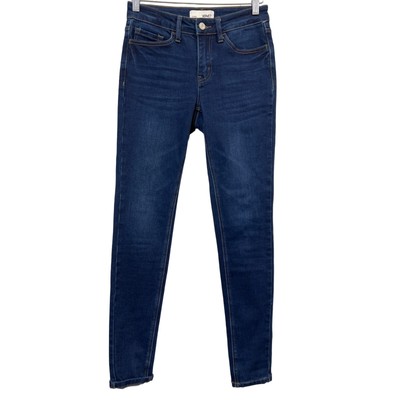 Jeans Skinny Francesca's - Taille 25, Bleu Denim, Milieu De Taille - Occasion Très Bon état