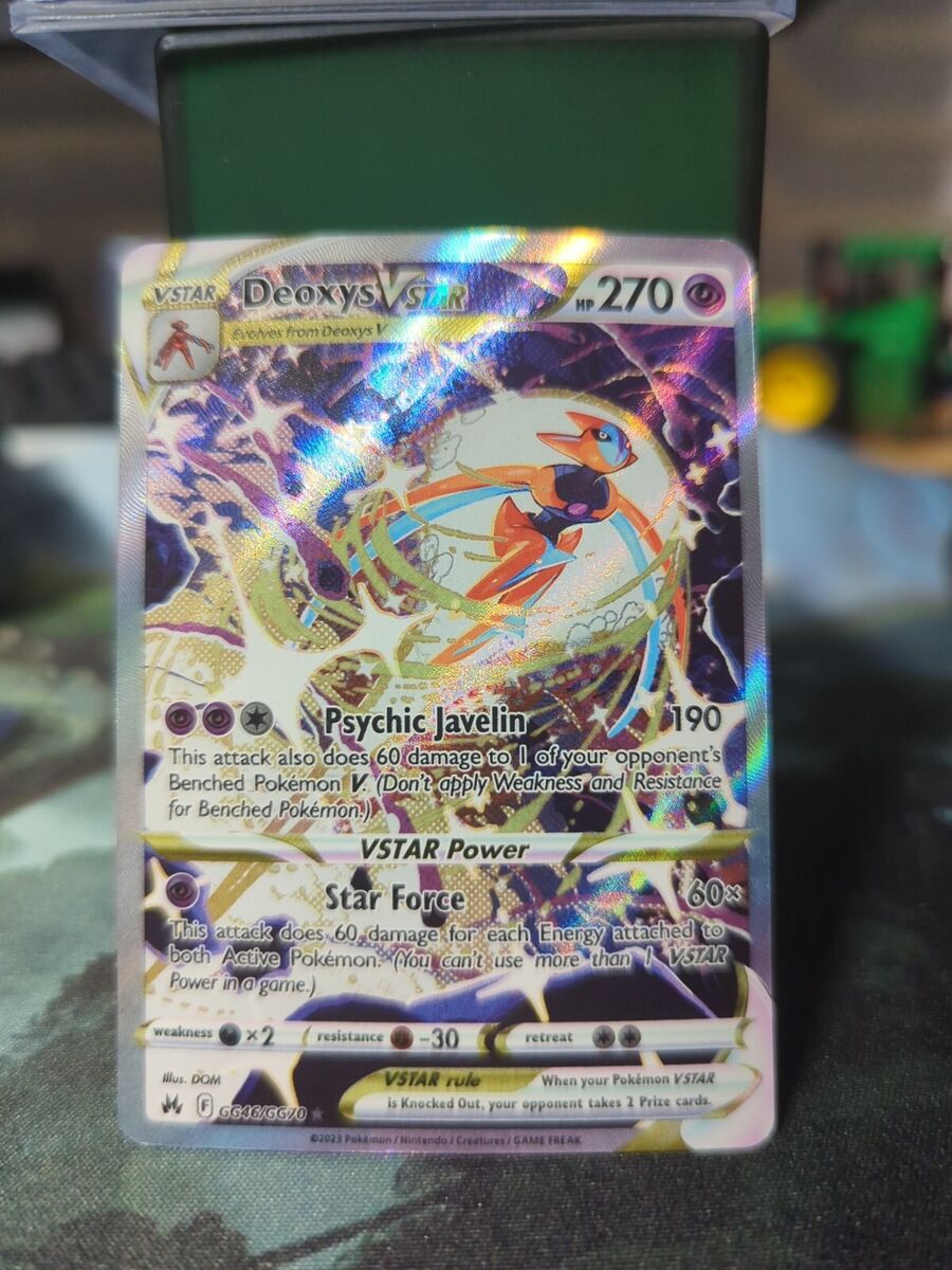 Deoxys VSTAR GG46/GG70 Full Art NM/M Crown Zenith Pokemon Card