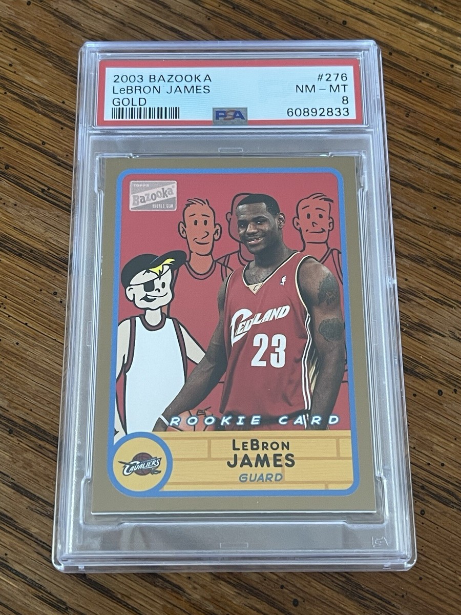 レブロン　Lebron James 2003-04 Bazooka RC 2003-04 Topps Bazooka Lebron James Rookie GOLD #276 | eBay