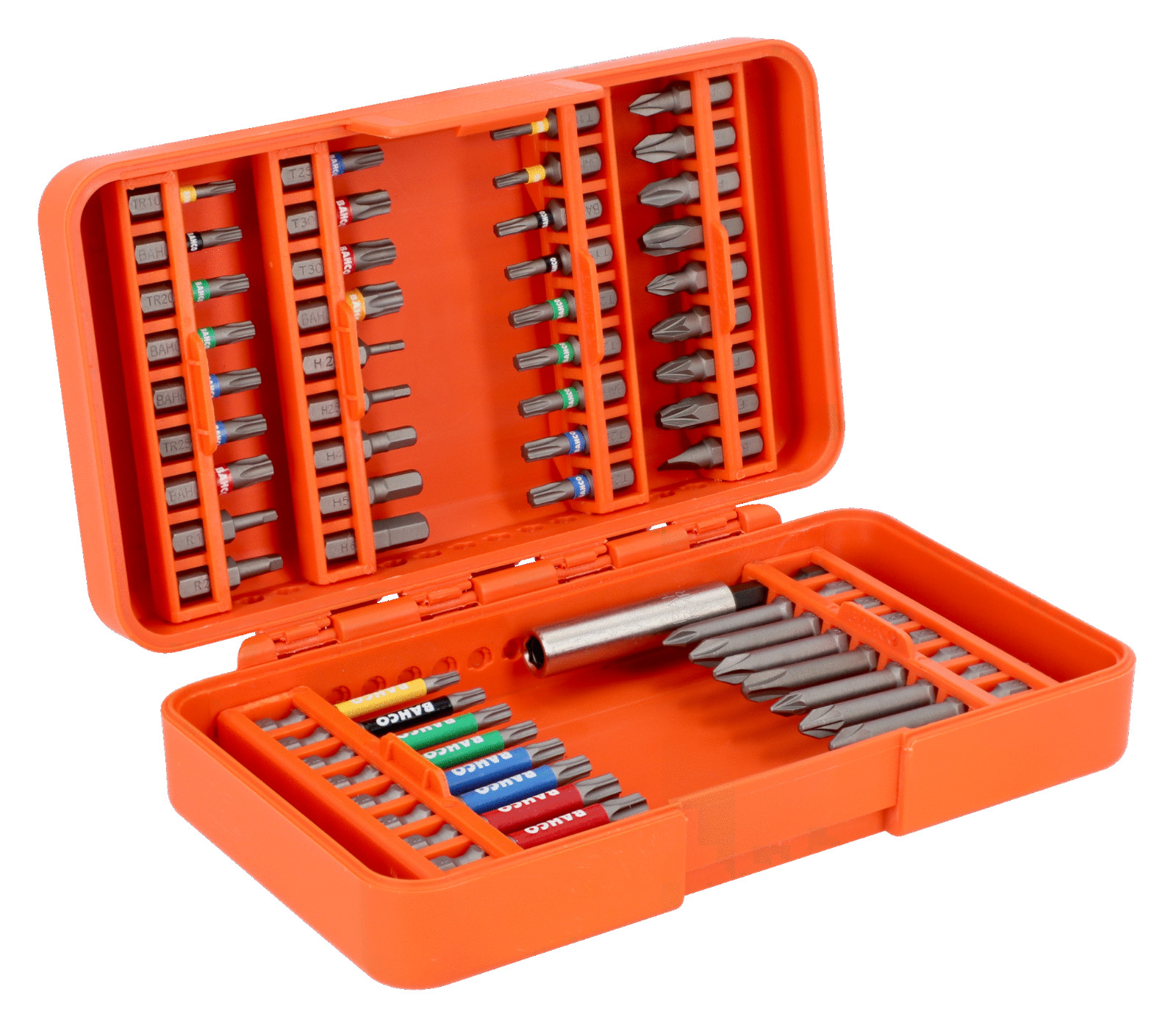 Bahco Set of 1/4" bits for Slotted/Phillips/Pozidriv/Hex/TORX®/TORX® | Comprehensive mixed bit set with Phillips Pozi TORX and Hex bits - Image 3