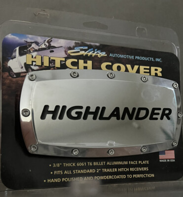 Toyota HIGHLANDER Billet Tow Hitch Cover (Chrome) NEW IN PACKAGE