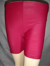 New Light Red Short Hot Pants Spandex Leotard Size M-L