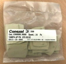 Conexel C900068.6000 Terminal Block End Caps,  (Package of 20 End Caps)