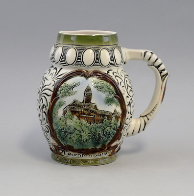 9959071-d Porcelain Städte-bierkrug Leuchtenburg Kahla 50.7oz Special H19cm