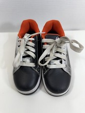 Heelys Roller Shoes Youth Size 1 Black, Gray, And Orange