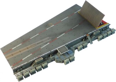 1/72 US Navy Aircraft Carrier Catapult Deck & Catwalk Model Kit No.4 Japan Neu