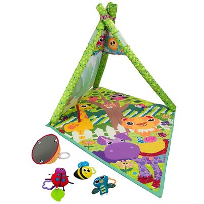 Lamaze 4-in-1-Spielmatte Spieldecke Krabbelmatte von Tomy Alter 0-24 Monate 
