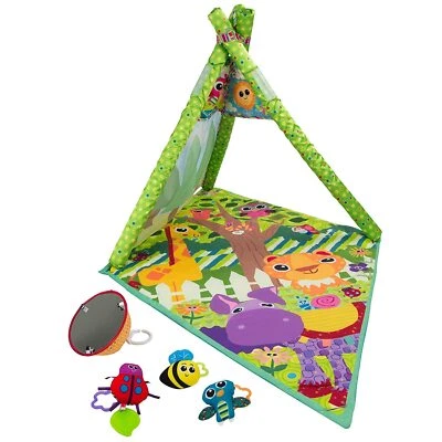 Lamaze 4-in-1-Spielmatte Spieldecke Krabbelmatte von Tomy Alter 0-24 Monate