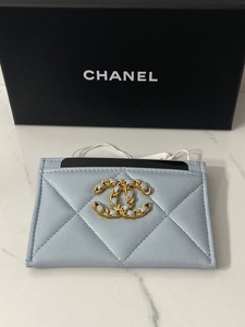 used chanel card holder