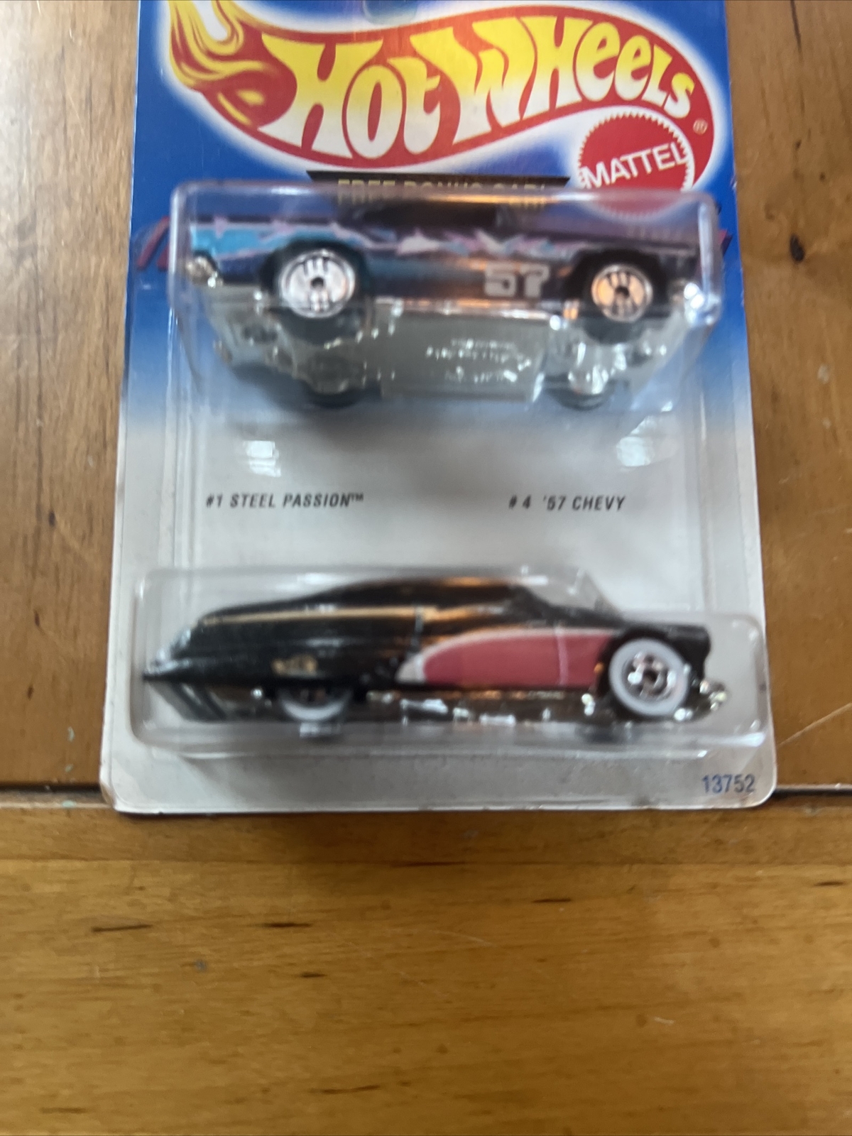 Hot Wheels Steel Stamp Series Double Pack ‘57 Chevy/steel Passion 1&4