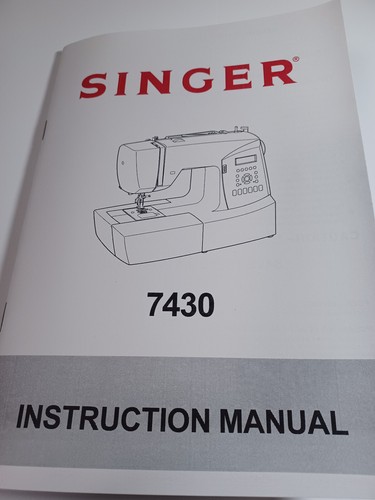 Singer 7430 Anleitung für Nähmaschine Repr. - Bild 2 von 12