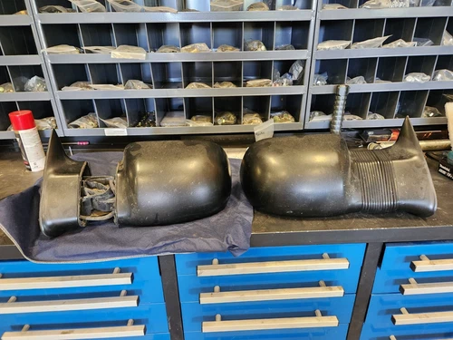 Original Used Side extension mirrors for a 2004 Chevy 2500 Silverado
