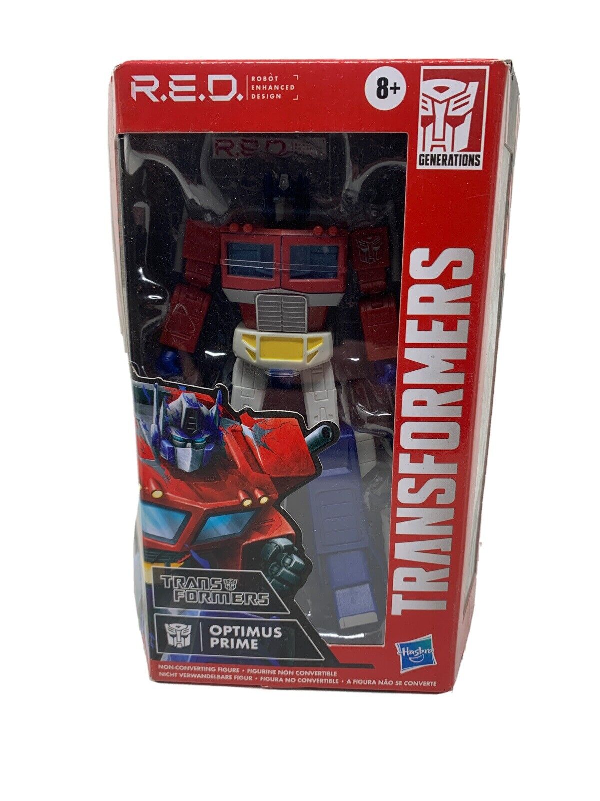 Hasbro Transformers Prime R.E.D. Optimus Prime Red Action Figure