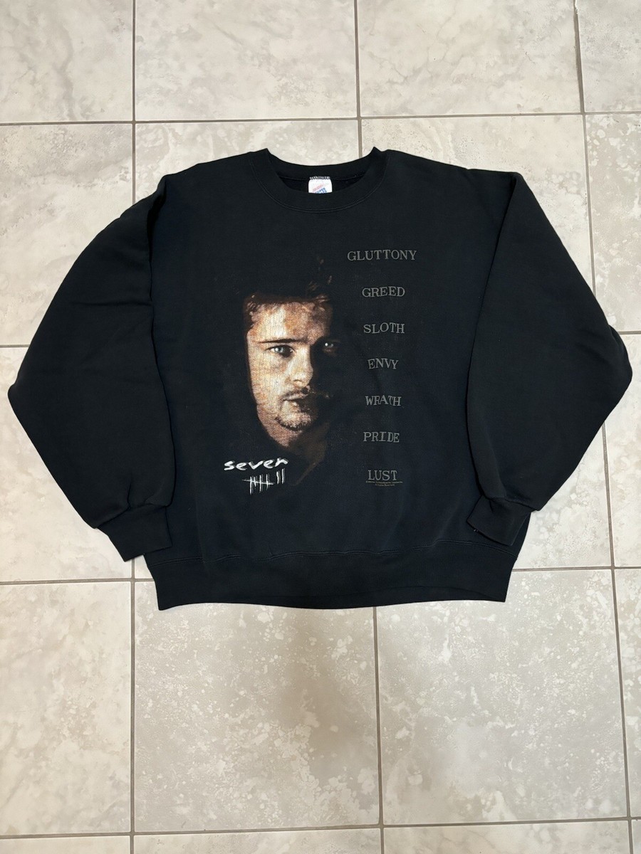 rare vintage 90s Se7en Seven 7 Brad Pitt David Fincher movie rare vintage 90s Se7en Seven 7 Brad Pitt David Fincher movie