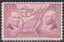 SC#795 - 3c Ordinance of 1787 Sesquicentennial Single MNH