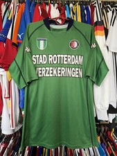 FEYENOORD ROTTERDAM 2002 2003 AWAY FOOTBAL SHIRT SOCCER JERSEY GREEN sz XL MEN