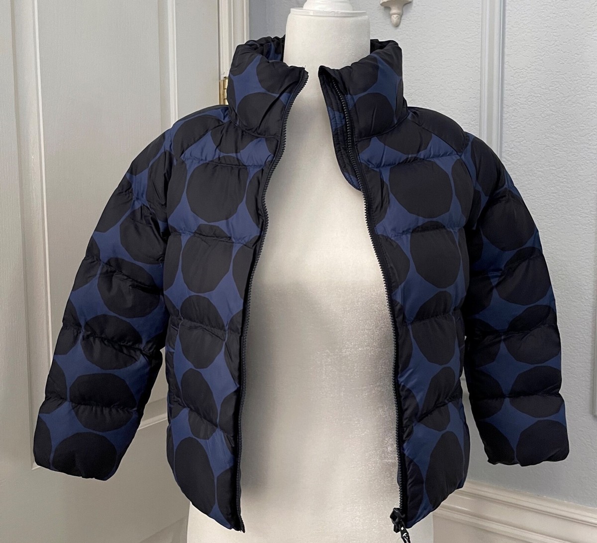 Uniqlo x Marimekko Girl's Light Warm Padded Jacket Blue | eBay