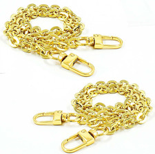 2 Pcs Metal Chain Handles Strap, Purse Chain Straps , Handbags Chain Handles for