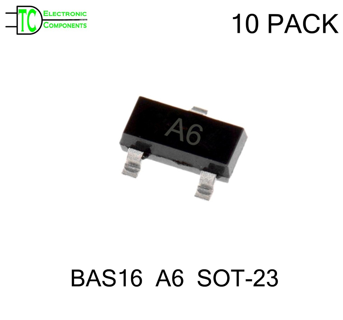 Smd Component Kit 100PCS BAS16 A6 A6W SOT-23 Switching Diode In Stock ...