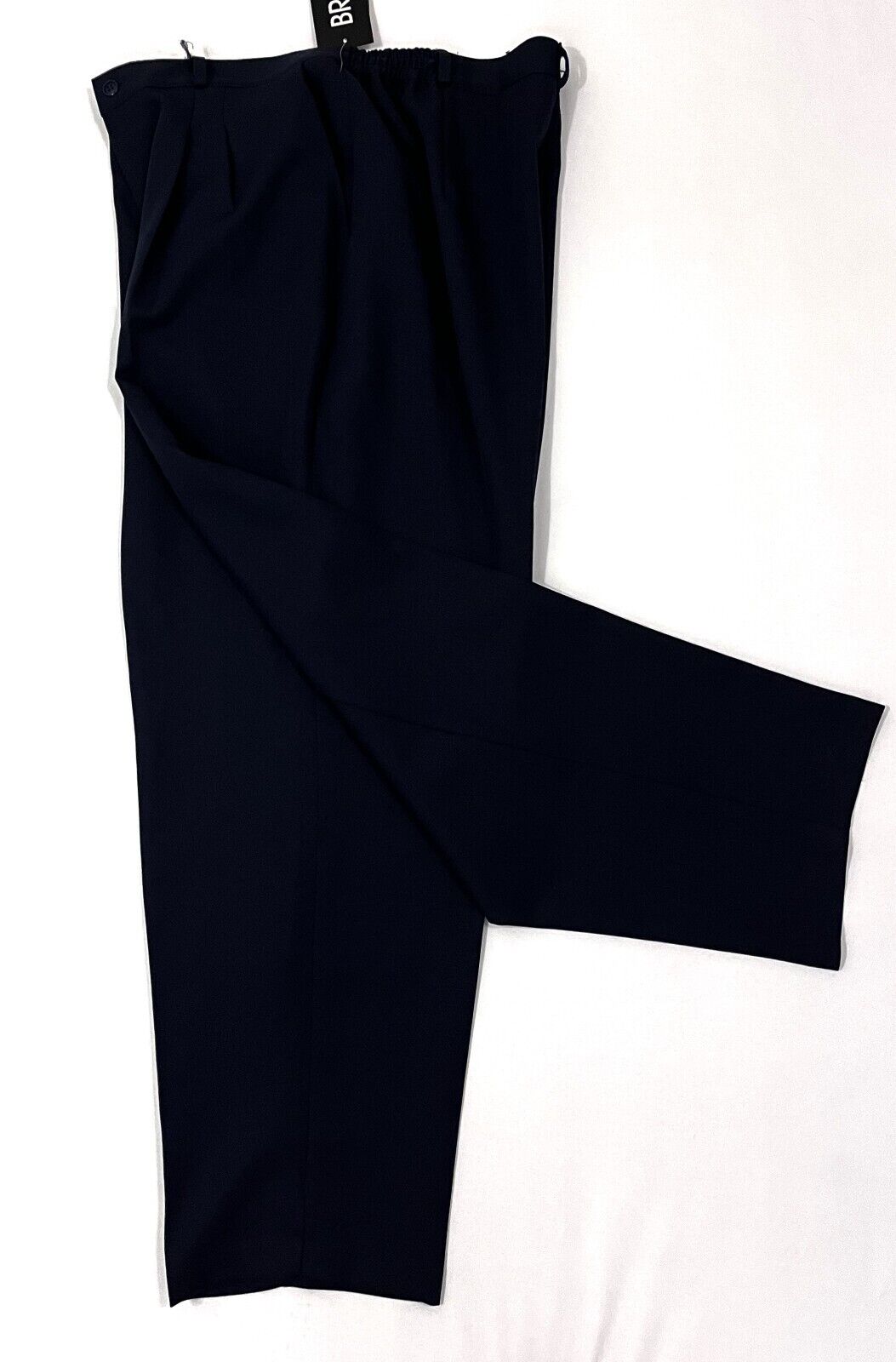 Briggs Dress Pants Womens Washable Stretch Pleated Navy Blue Sz 18 Short  $24 610200550269 | eBay
